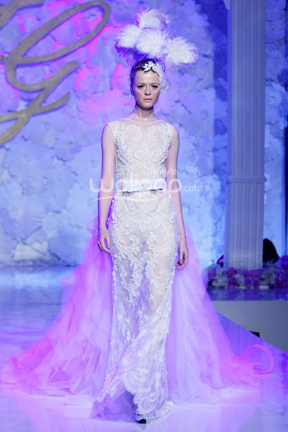 Ivan Gunawan Emma the Silent Princess. Bazaar Bridal Week 2014. Bazaar Wedding Exhibition 2014 It Take Two to Tango. at Grand Ballroom Ritz-Carlton. Pasific Place. [Foto: Mohammad Abduh/Wolipop]