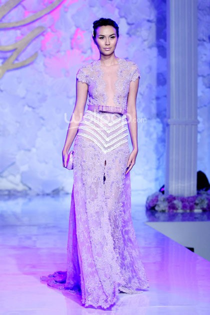 Ivan Gunawan Emma the Silent Princess. Bazaar Bridal Week 2014. Bazaar Wedding Exhibition 2014 It Take Two to Tango. at Grand Ballroom Ritz-Carlton. Pasific Place. [Foto: Mohammad Abduh/Wolipop]