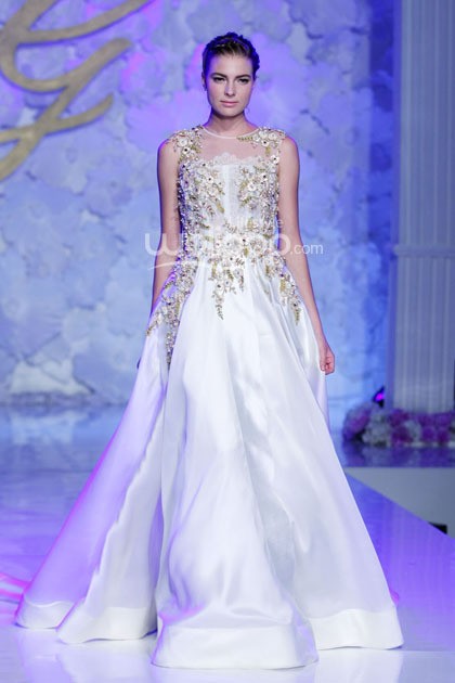 Ivan Gunawan Emma the Silent Princess. Bazaar Bridal Week 2014. Bazaar Wedding Exhibition 2014 It Take Two to Tango. at Grand Ballroom Ritz-Carlton. Pasific Place. [Foto: Mohammad Abduh/Wolipop]