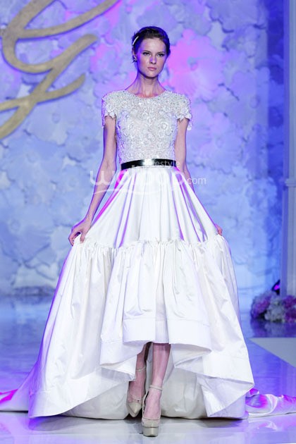 Ivan Gunawan Emma the Silent Princess. Bazaar Bridal Week 2014. Bazaar Wedding Exhibition 2014 It Take Two to Tango. at Grand Ballroom Ritz-Carlton. Pasific Place. [Foto: Mohammad Abduh/Wolipop]