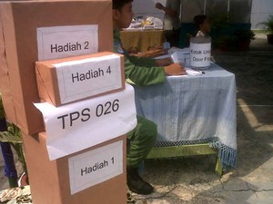 Ada Undian Berhadiah, Pemilih di Kampar Riau Antusias Mencoblos