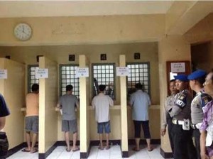 434 Tahanan Nyoblos di Rutan Polda Metro Jaya