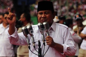 Prabowo Yakin Menang di TPS Bojong Koneng