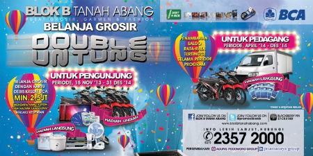 Pembeli dan Penjual Blok B Tanah Abang Sama-Sama Untung