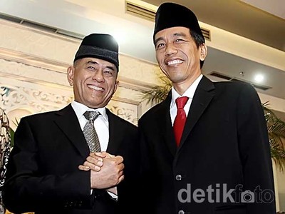 Duet Jokowi-Ryamizard Ryacudu di Saksi Nikah