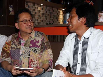 Irman Gusman Ngopi Bareng Artis