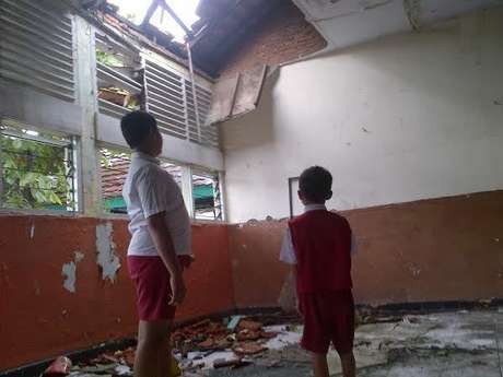 SDN 14 Malaka Sari Beratap Langit, Kepsek: Usulan Renovasi Ditolak DPRD
