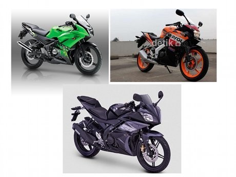 Yamaha R15 Versus Honda CBR150R dan Kawasaki Ninja RR
