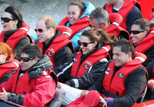 Pangeran William & Kate Uji Adrenalin di Selandia Baru