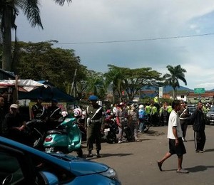Hampir Terjadi Tawuran, Jalan Bagus Rangin Kota Bandung Mencekam
