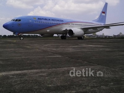 Pesawat Kepresidenan Mendarat Perdana di Aceh