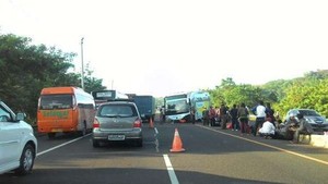 Kecelakaan Bus di KM 91 Tol Cipularang, Lalin Tersendat