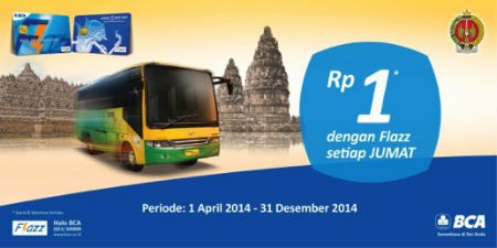 Naik Trans Jogja Tiap Jumat dengan Flazz Cuma Rp 1,-