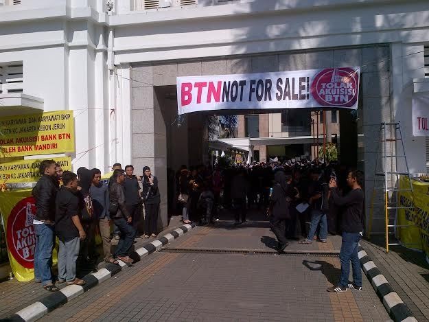 Ini Alasan Para Pegawai BTN Tolak Diakuisisi Bank Mandiri