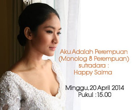 Peringati Hari Kartini, 8 Perempuan Pentaskan Monolog Aku Adalah Perempuan