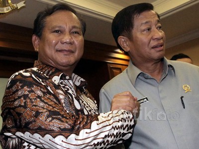 Prabowo Bertemu Agum Gumelar Cs