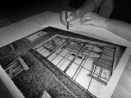 Lukisan Karya Seniman Perancis Ini Terlihat Seperti Sidik Jari