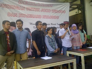 9 Kelompok Mahasiswa Yogya Deklarasi Dukung Jokowi-Ryamizard