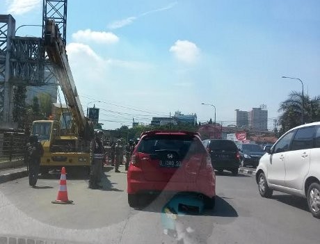 Pembongkaran Bando di Pasteur Bikin Macet, Pemkot Minta Maaf