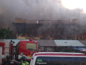 2.043 Kios Terbakar di Pasar Senen, PD Pasar Jaya Akan Segera Percepat Pembangunan
