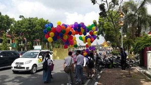 Ketua Yayasan Ditahan Polisi, Siswa Asal Rokan Hilir Demo di Pekanbaru
