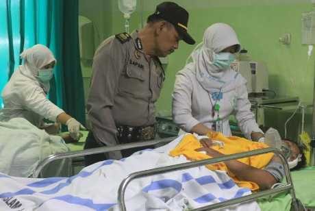 Kakak Beradik di Semarang Kritis Setelah Motornya Tertabrak Kereta Api