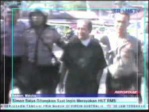 Presiden RMS Ditangkap Saat Rayakan HUT RMS