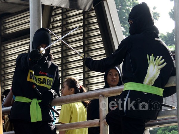 Ada Ninja di Car Free Day