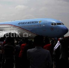 SBY Terbang Perdana dengan Pesawat Kepresidenan Hadiri KTT di Myanmar