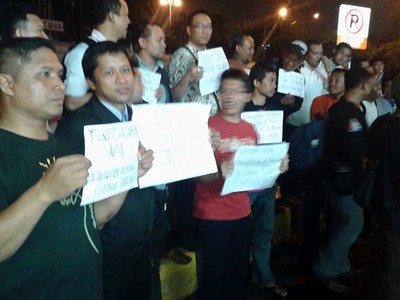 Aktivis Pergi Jumat Pulang Ahad Demo KAI