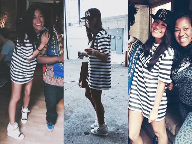 Gaya Agnez MO dengan Kaus Oversized, Yay or Nay?