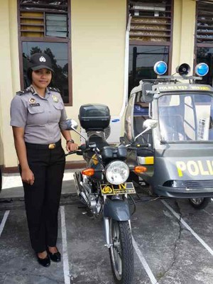 Mengintip Becak Patroli Polres Meranti Riau