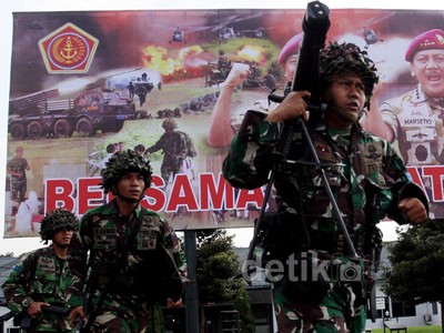 Moeldoko Sidak, Prajurit Marinir Tunggang Langgang