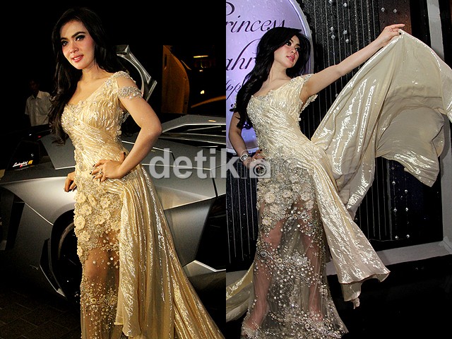 Gaya Glamor Syahrini, Fab or Fail?