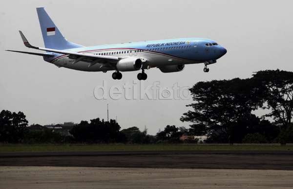 Terbang Perdana, SBY Gunakan Pesawat RI-1 ke Bali