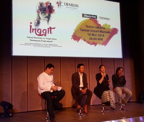 Pentas Ke-12 Kalinya, Monolog Inggit Kembali Digelar