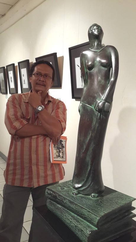 Pematung Ini Buat Karya Terinspirasi dari Cinta Ibu Kepada Anaknya