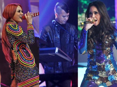 Ketika Mulan Jameela, Maia dan Dhani Tampil Sepanggung