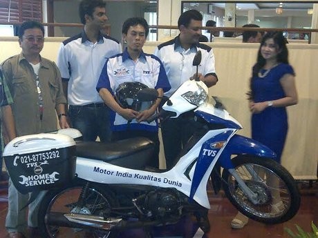 Motor TVS Kini Bisa Diservis di Rumah