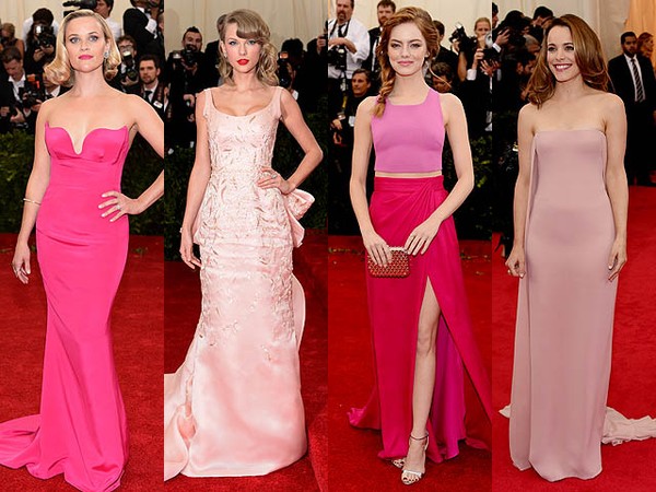 Pretty in Pink! 10 Selebriti Bergaun Pink di Met Gala 2014