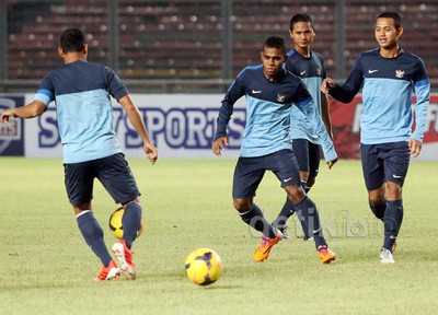 Timnas U-19 Berlatih Jelang Lawan Myanmar