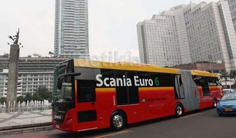 Merasakan Kenyamanan Scania Calon Bus TransJ