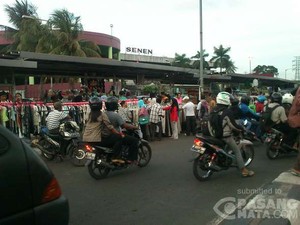 Manajer: Pedagang Pasar Senen Turun ke Jalan Tanggung Jawab Camat