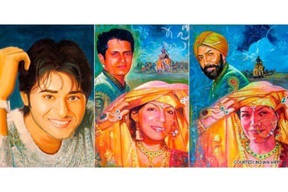 Pelukis Wajah di Poster Film Bollywood Hampir Punah