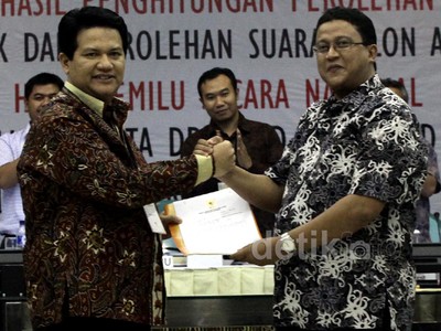 KPU Tetapkan Hasil Rekapitulasi Pileg