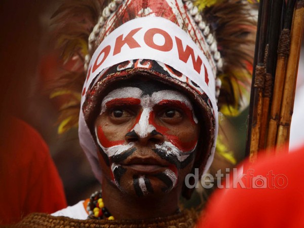 Relawan Papua Bangkit, Dukung Jokowi