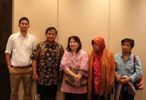 Keluarga Mahasiswa Korban Tragedi Trisakti 98 Beri Dukungan ke Prabowo