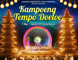 Nostalgia Pasar Gambir dan Wine and Cheese Expo Semarakkan JFFF 2014