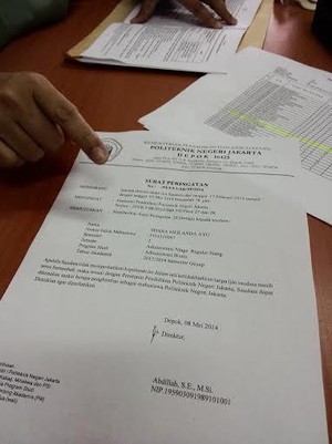 Sering Absen Perkuliahan Jadi Alasan Ayu Dapat SP3 dari Kampus