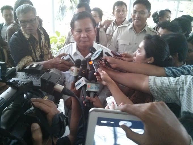 Prabowo Datang ke Istana Temui SBY